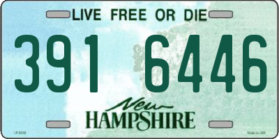 NH license plate 3916446