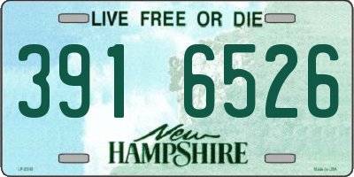 NH license plate 3916526