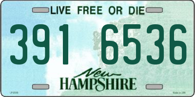 NH license plate 3916536