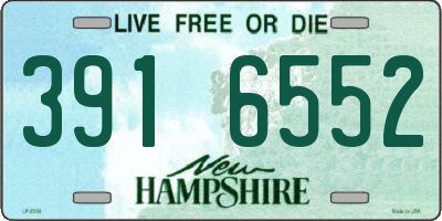 NH license plate 3916552