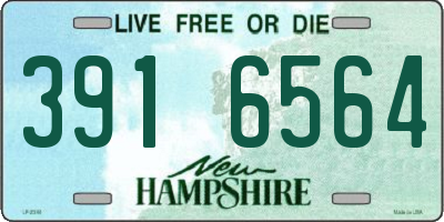 NH license plate 3916564