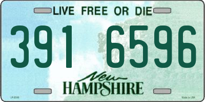 NH license plate 3916596