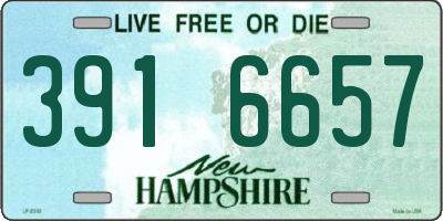 NH license plate 3916657