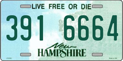 NH license plate 3916664
