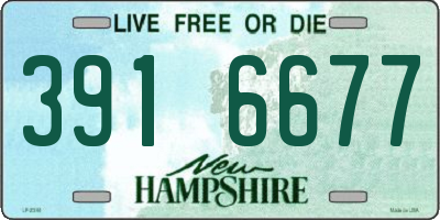 NH license plate 3916677