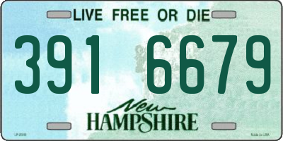 NH license plate 3916679