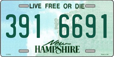 NH license plate 3916691