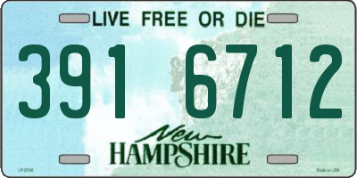 NH license plate 3916712