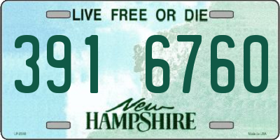 NH license plate 3916760
