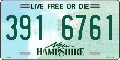 NH license plate 3916761