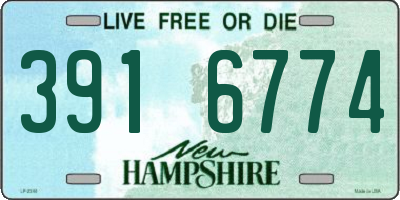 NH license plate 3916774