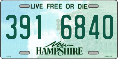 NH license plate 3916840