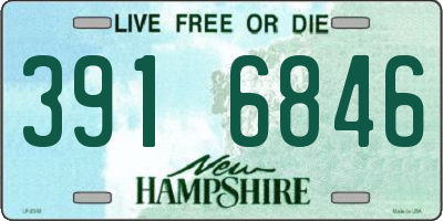 NH license plate 3916846