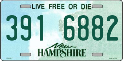 NH license plate 3916882