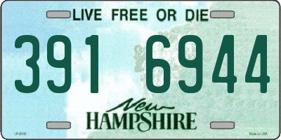 NH license plate 3916944