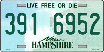 NH license plate 3916952
