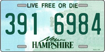 NH license plate 3916984