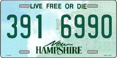 NH license plate 3916990