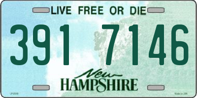 NH license plate 3917146