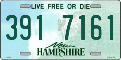 NH license plate 3917161
