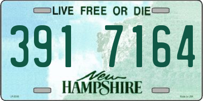 NH license plate 3917164