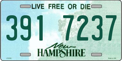 NH license plate 3917237
