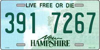 NH license plate 3917267