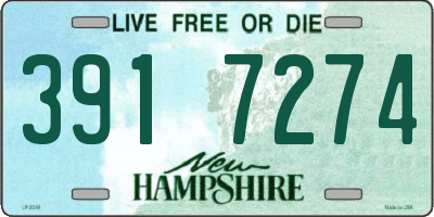 NH license plate 3917274