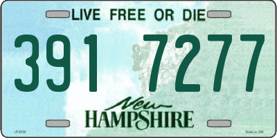 NH license plate 3917277