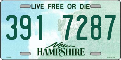 NH license plate 3917287