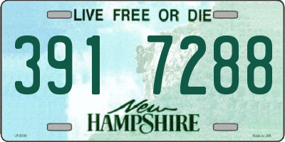 NH license plate 3917288