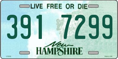 NH license plate 3917299