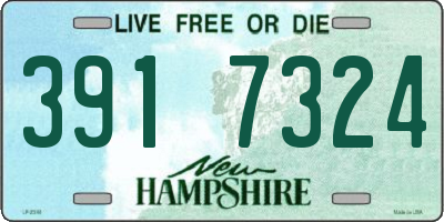 NH license plate 3917324