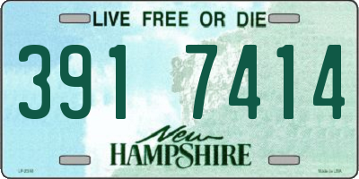 NH license plate 3917414