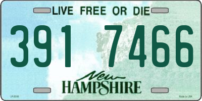 NH license plate 3917466