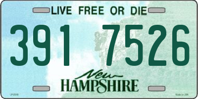 NH license plate 3917526
