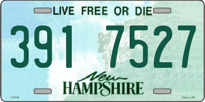 NH license plate 3917527