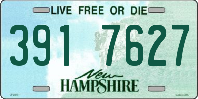 NH license plate 3917627