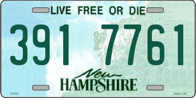 NH license plate 3917761