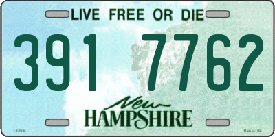 NH license plate 3917762