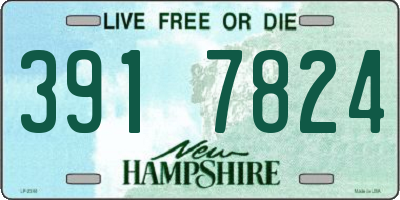 NH license plate 3917824