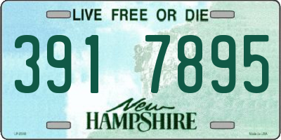 NH license plate 3917895