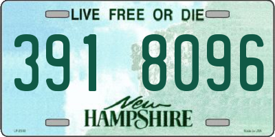 NH license plate 3918096