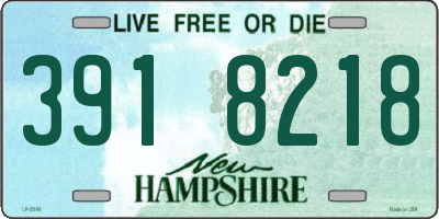 NH license plate 3918218