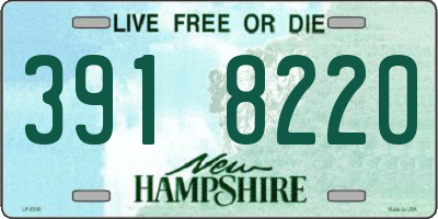 NH license plate 3918220
