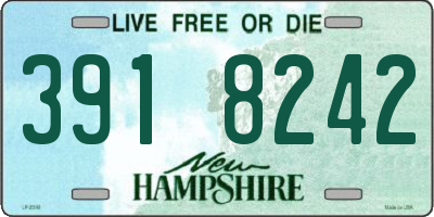 NH license plate 3918242
