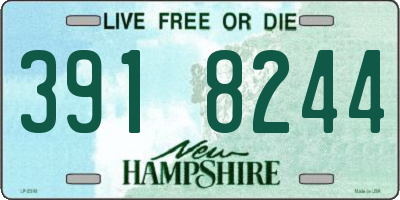 NH license plate 3918244