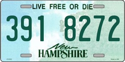 NH license plate 3918272