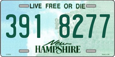 NH license plate 3918277