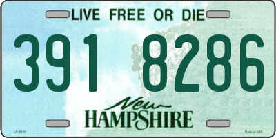 NH license plate 3918286